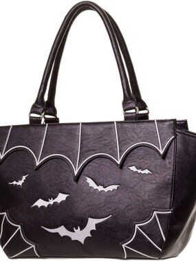 Women's Bats Handbag Dark Gothic Purse Alternative Shoulder Bag